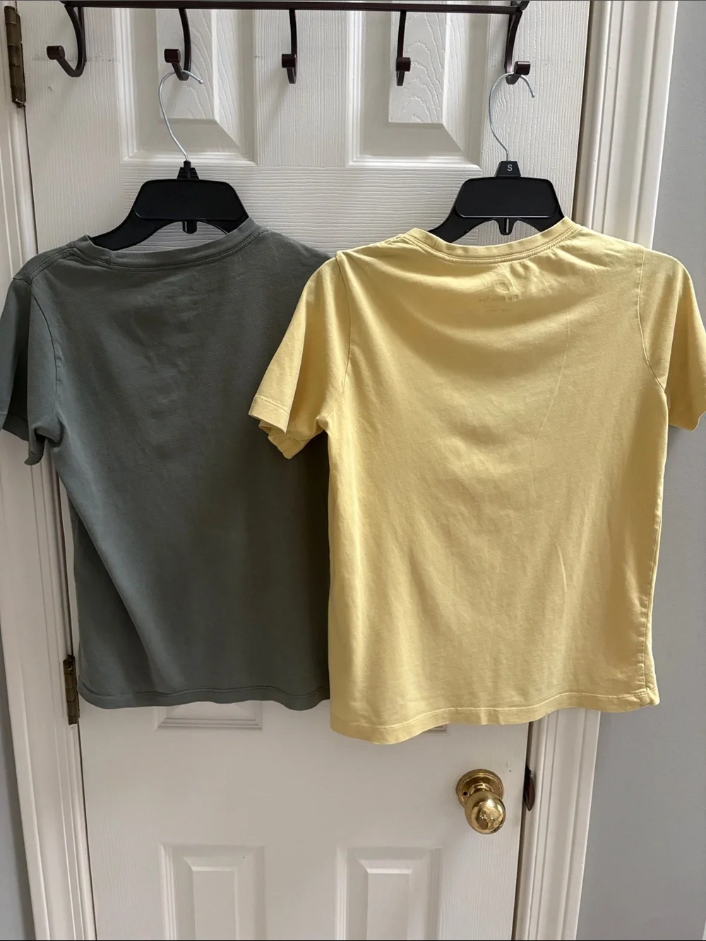 Bundle Nike Air Kids Olive Green Logo Tee & Yellow Space Graphic Tee